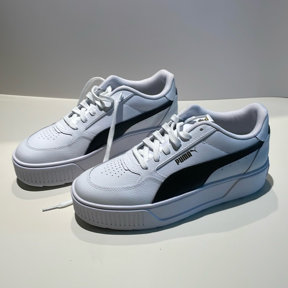 Puma platform tennis shoes